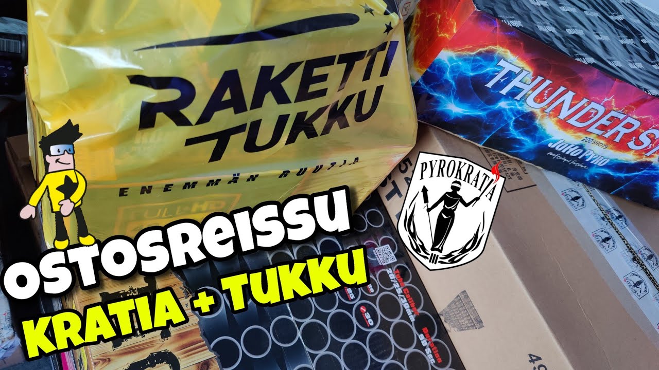 Ostosreissu Pyrokratialle ja Rakettitukkuun - Tukku otti otteen