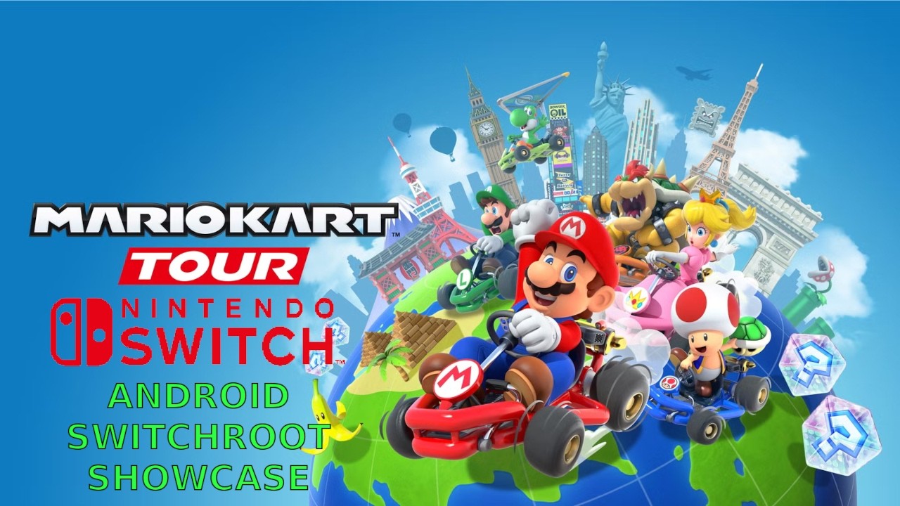 Mario Kart Tour on Nintendo Switch... kinda (Android/Switchroot, showcase)