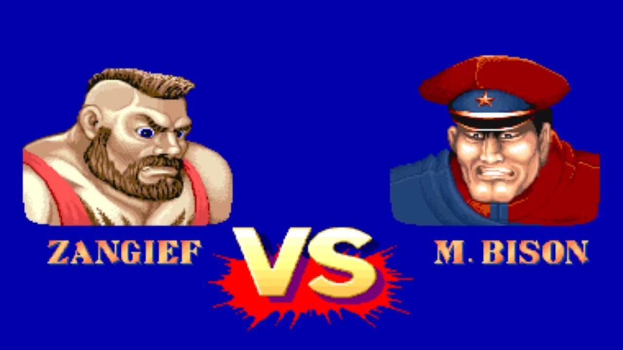 ZANGIEF vs M. BISON (Hardest All) - Street Fighter II Champion Edition