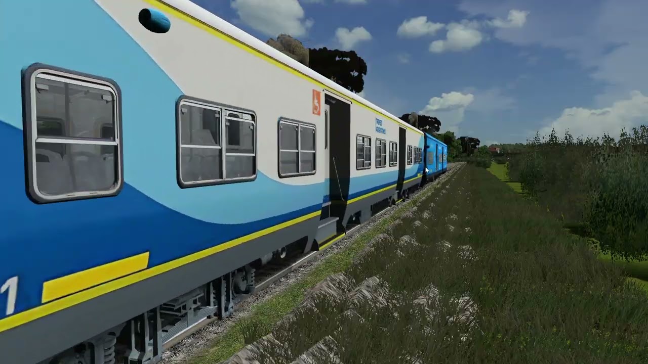 Open Rails Argentina - Linea Belgrano Sur - Actividad ´´Via y Obra´´ (PARTE #1/2)