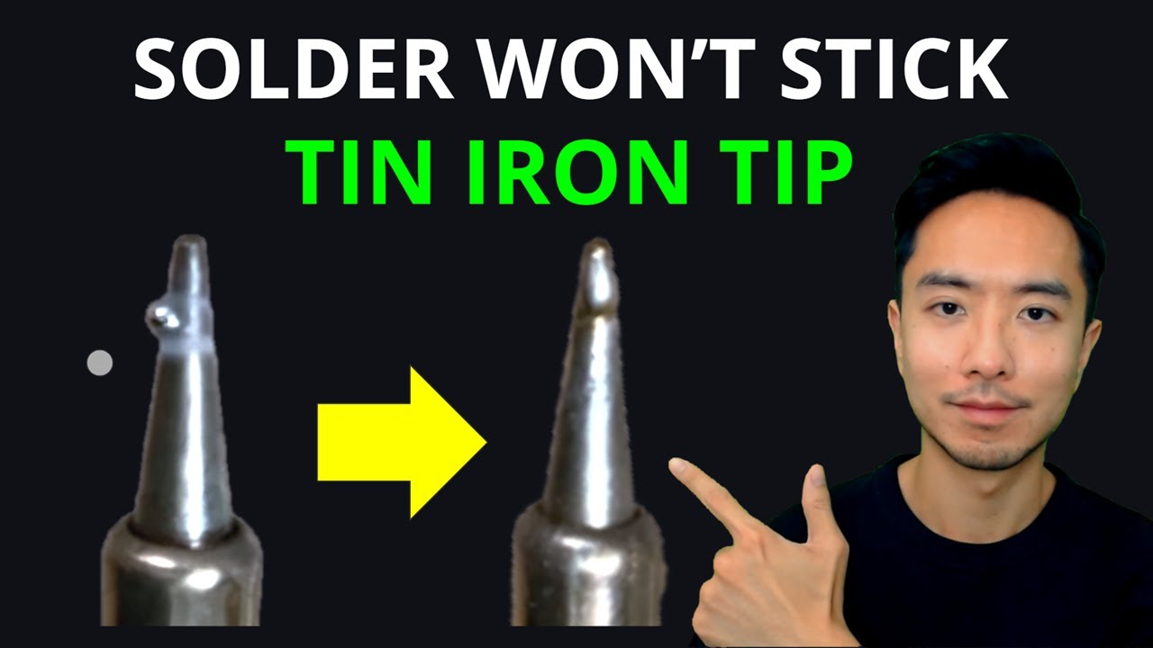 Solder Won&rsquo;t Stick: Tin Soldering Iron Tip