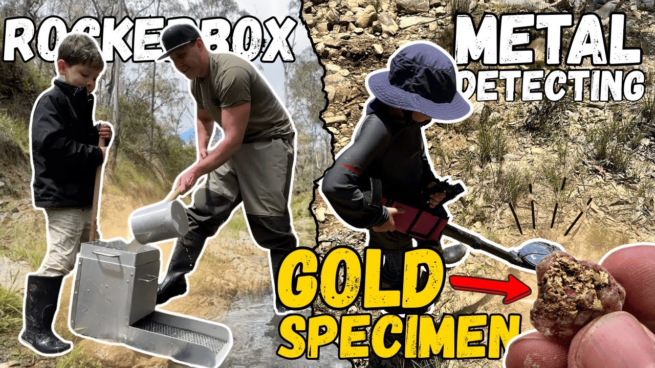 We Found a HUGE Gold Specimen! (NSW Metal Detecting & Rocker Box Test)