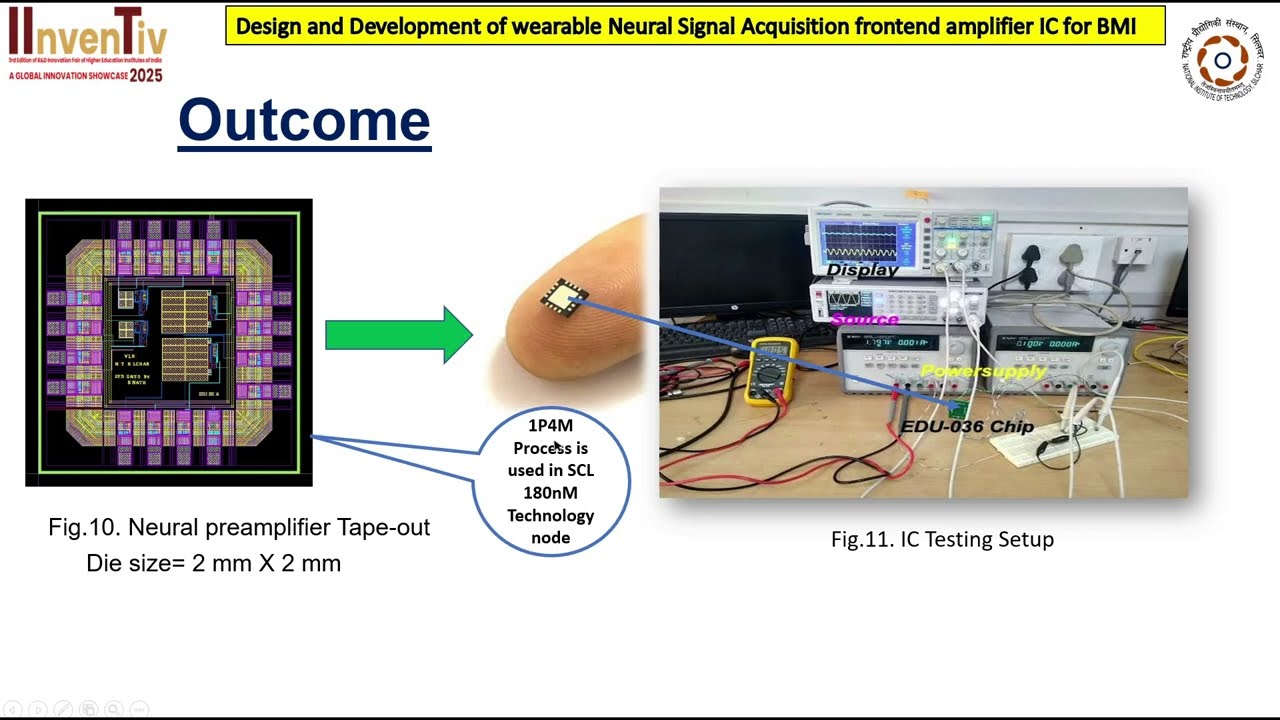 Neural Amplifier Design as a part of MeitY Funded SMDP C2SD Project | R&D Fair IInventive 2025