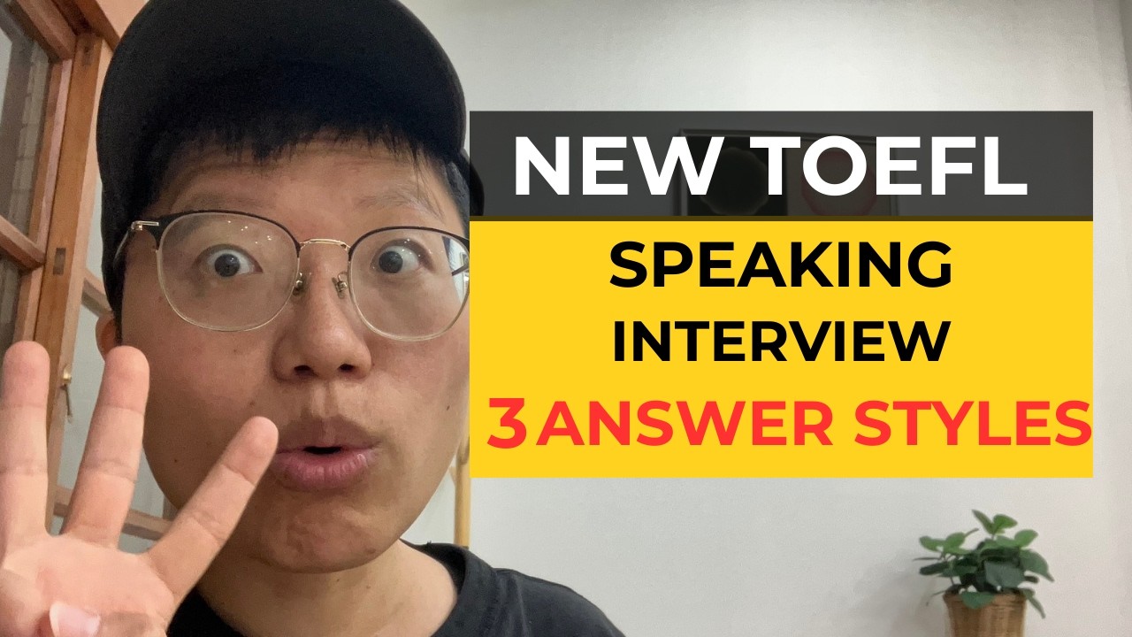 NEW TOEFL Speaking 2026: 3 Answer Styles That Get 5/5 (TOEFL fOfficial Guide)