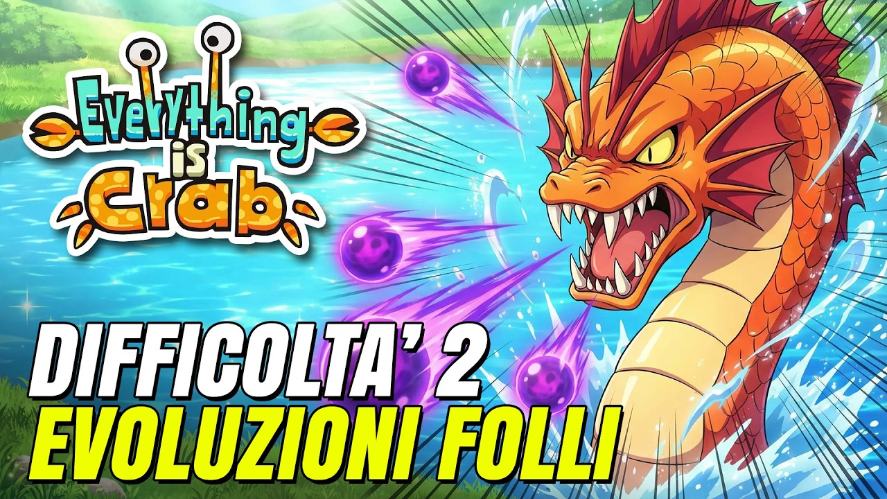 🦀 GUSCIO, CHELE e SPINE VELENOSE ! 🦀 Everything Is Crab: The Animal Evolution Roguelite playtest ITA