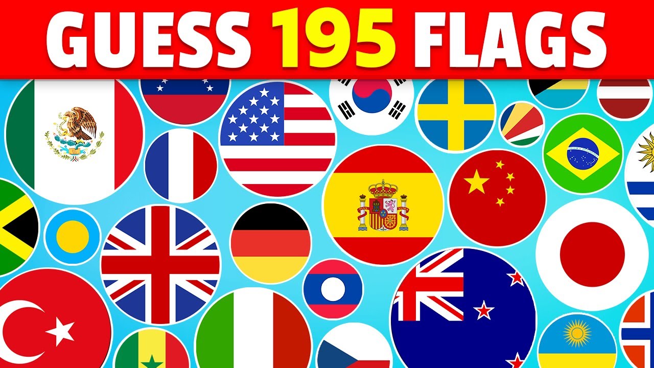 Guess All 195 FLAGS Of The World 🚩🌍 Ultimate Flag Quiz