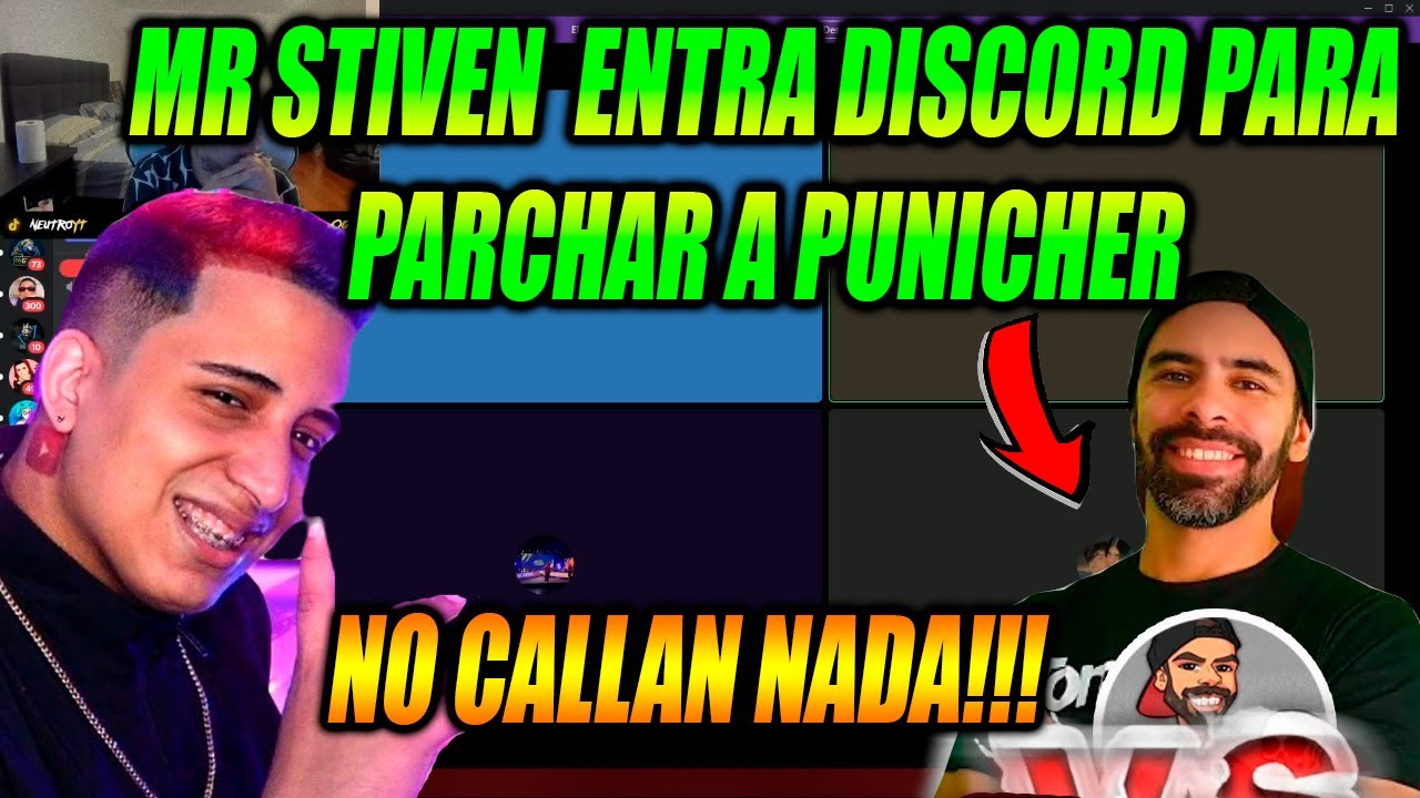MrStiven le dice ENVIDIOSO Y MIEDOSO a PUNICHER ??????😳🥶😨😨