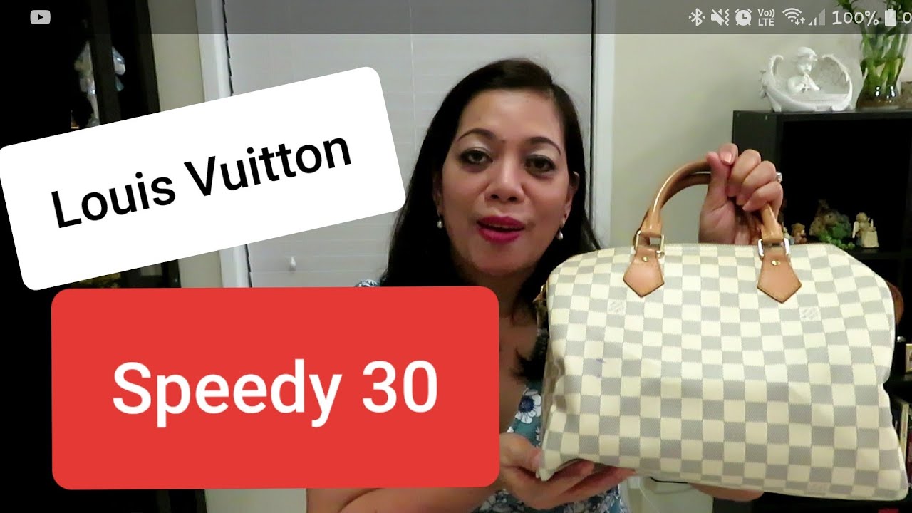 Louis Vuitton Speedy 30 in Damier Azur