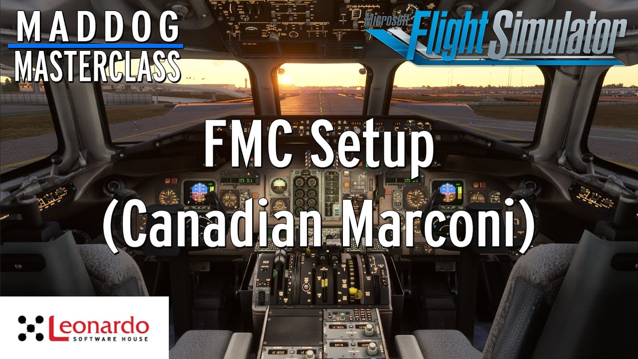 Мастер-класс MD-82 Maddog, часть 5.2: настройка FMC (канадский Marconi CMA900) | MSFS