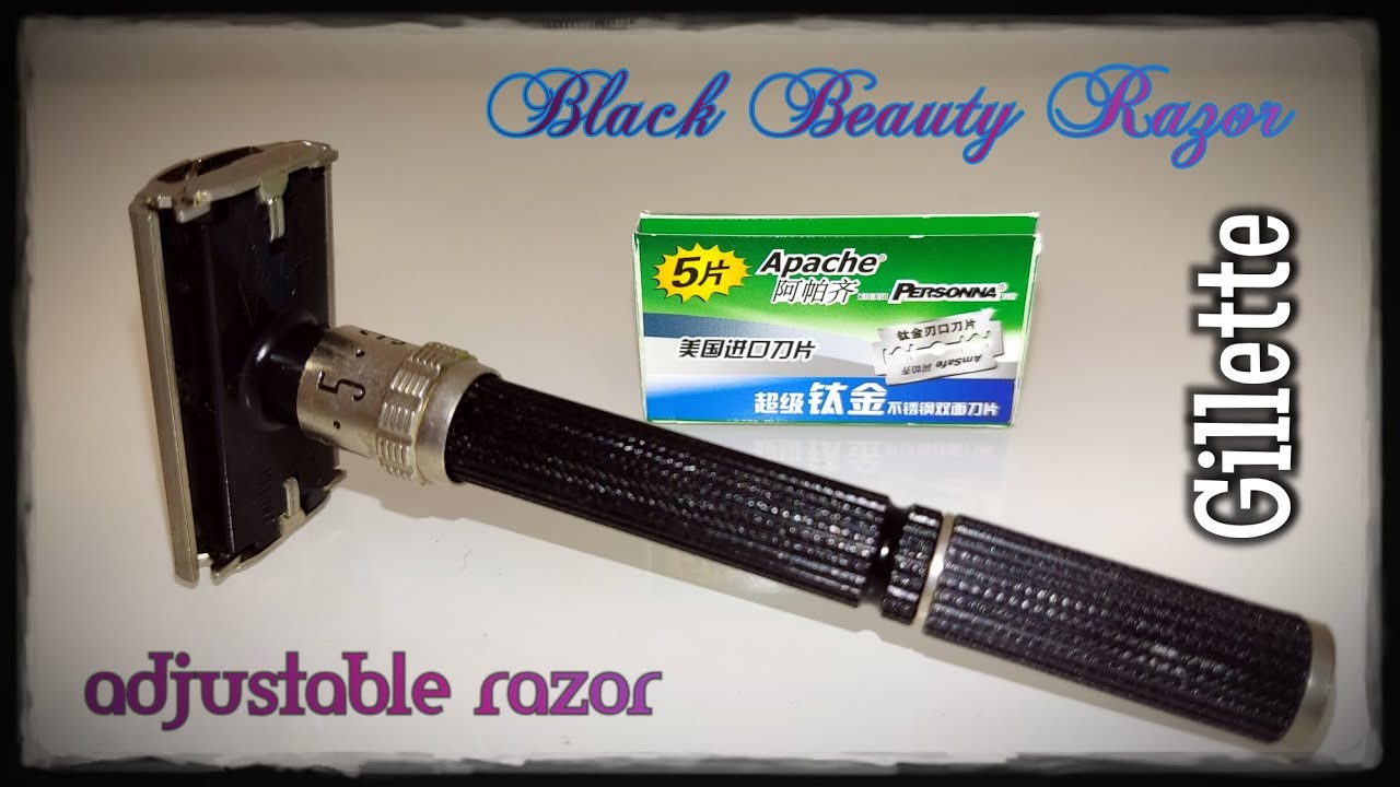 Gillette adjustable razor (Black Beauty) - обзор