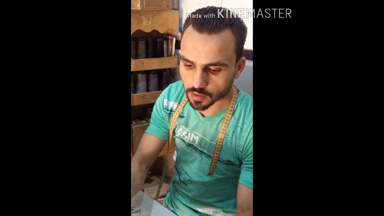 طريقة تقفيل الجلابيه البلدي على المكنة
