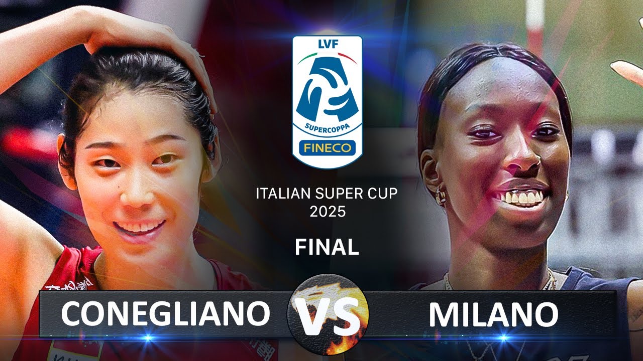 Final of Italian Super Cup 2025 | Conegliano vs Milano