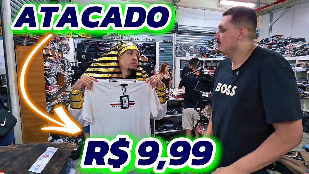 🤯 PRE&Ccedil;OS DE QUEBRAR A CONCORR&Ecirc;NCIA NO BR&Aacute;S! GUSTAVO MEGATOP FORNECEDOR DE ROUPA MASCULINA NO ATACADO