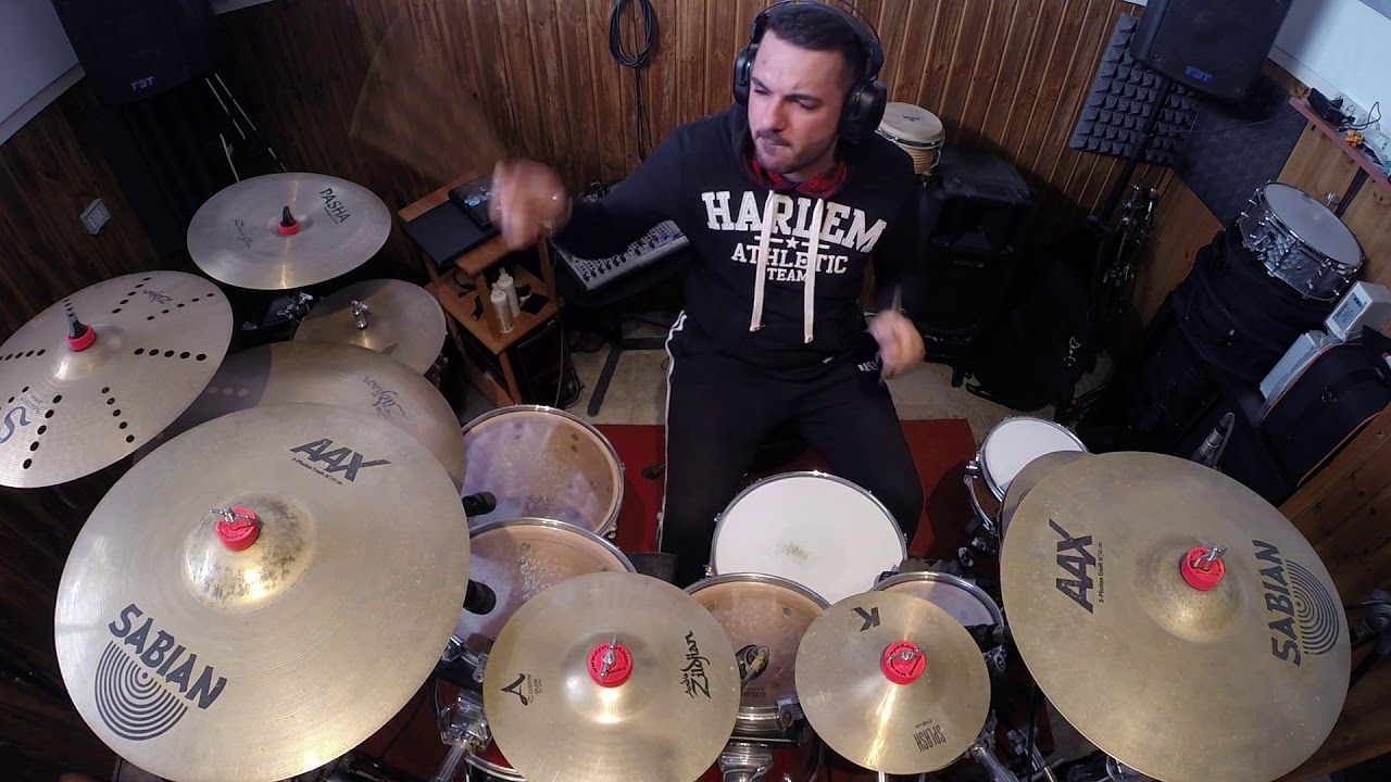 Man&agrave; - Labios compartidos drum cover