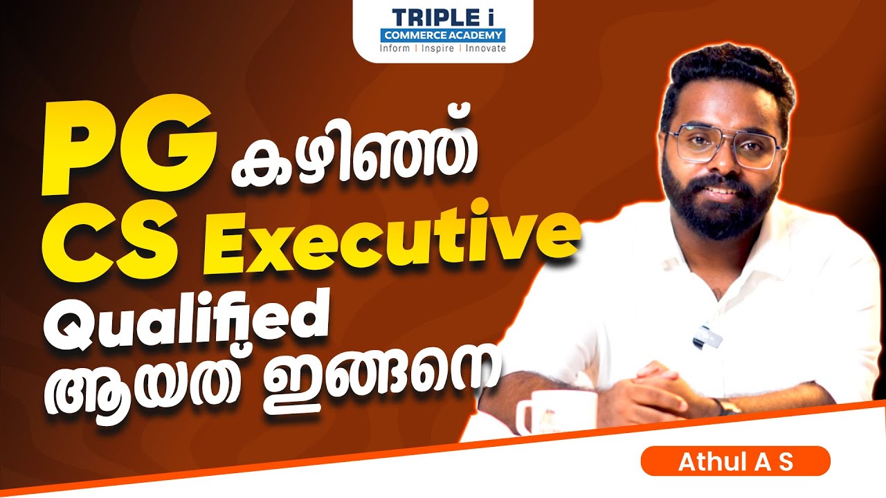 From PG Graduate to CS | Athul A S | Triple i Commerce Academy