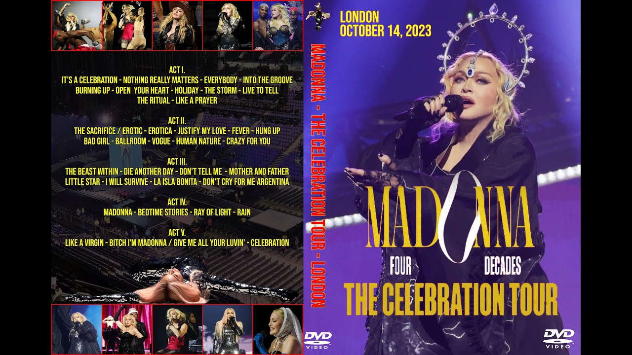 MADONNA - THE CELEBRATION TOUR - LONDON - THE O2 ARENA *10.14.2023.