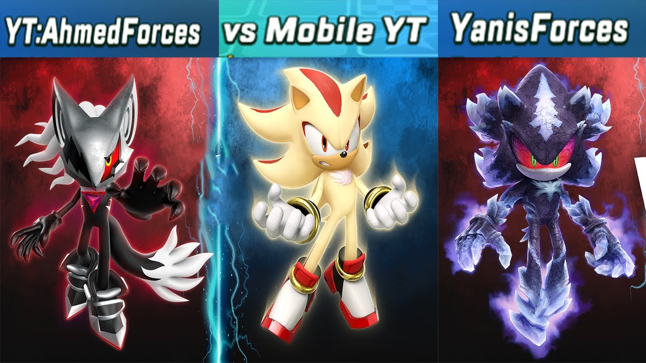 Sonic Forces party Match 1vs1vs1 - Infinite vs Super Shadow vs Mephiles the Dark | Ahmed and Yanis