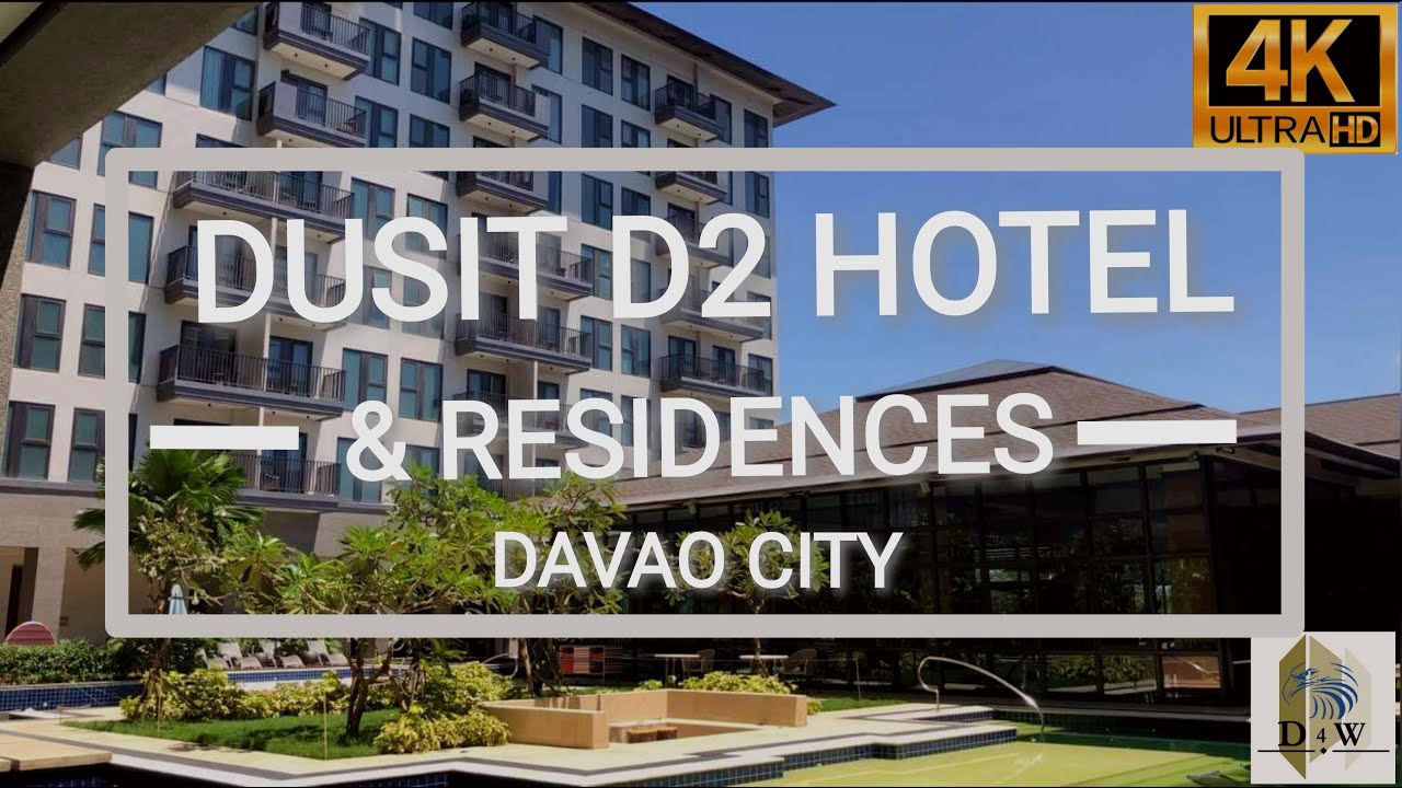 Dusit Thani Davao (Dusit D2) Hotel  Walking Tour [4kp 60fps] Davao City June 2021