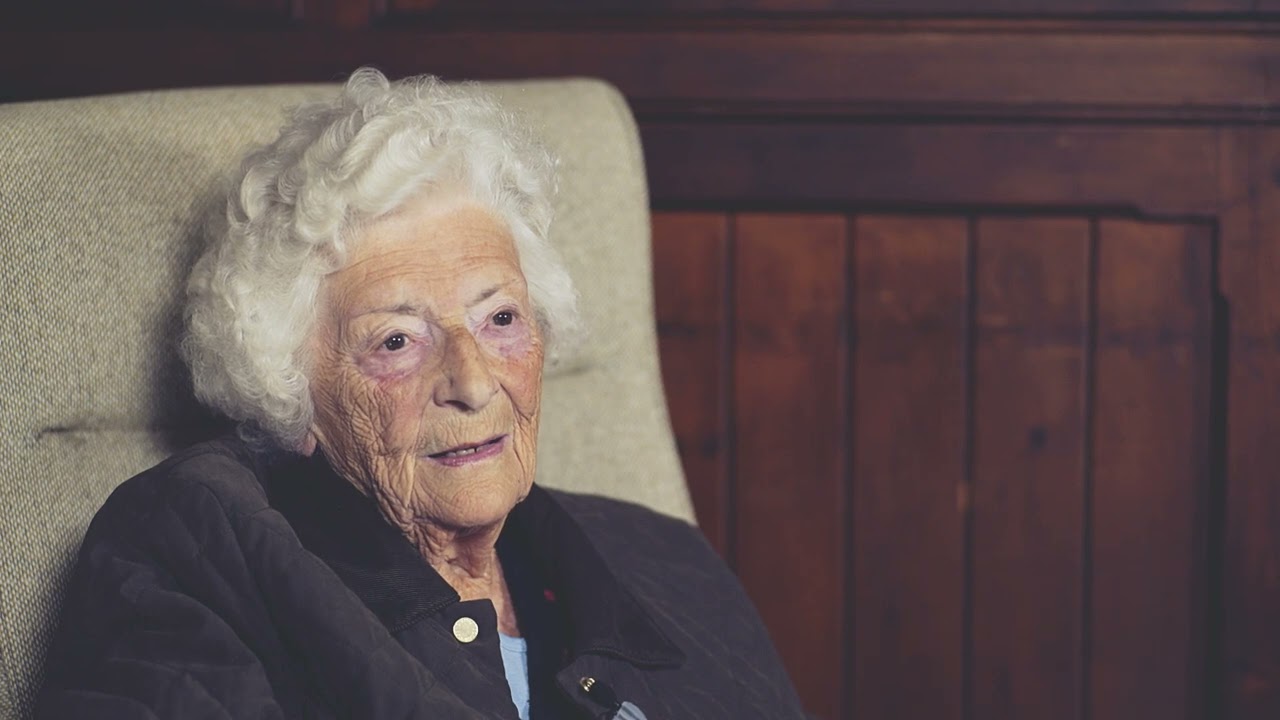 My grandmother Esther Green describing some history of Madron, just outside Penzance in Cornwall
