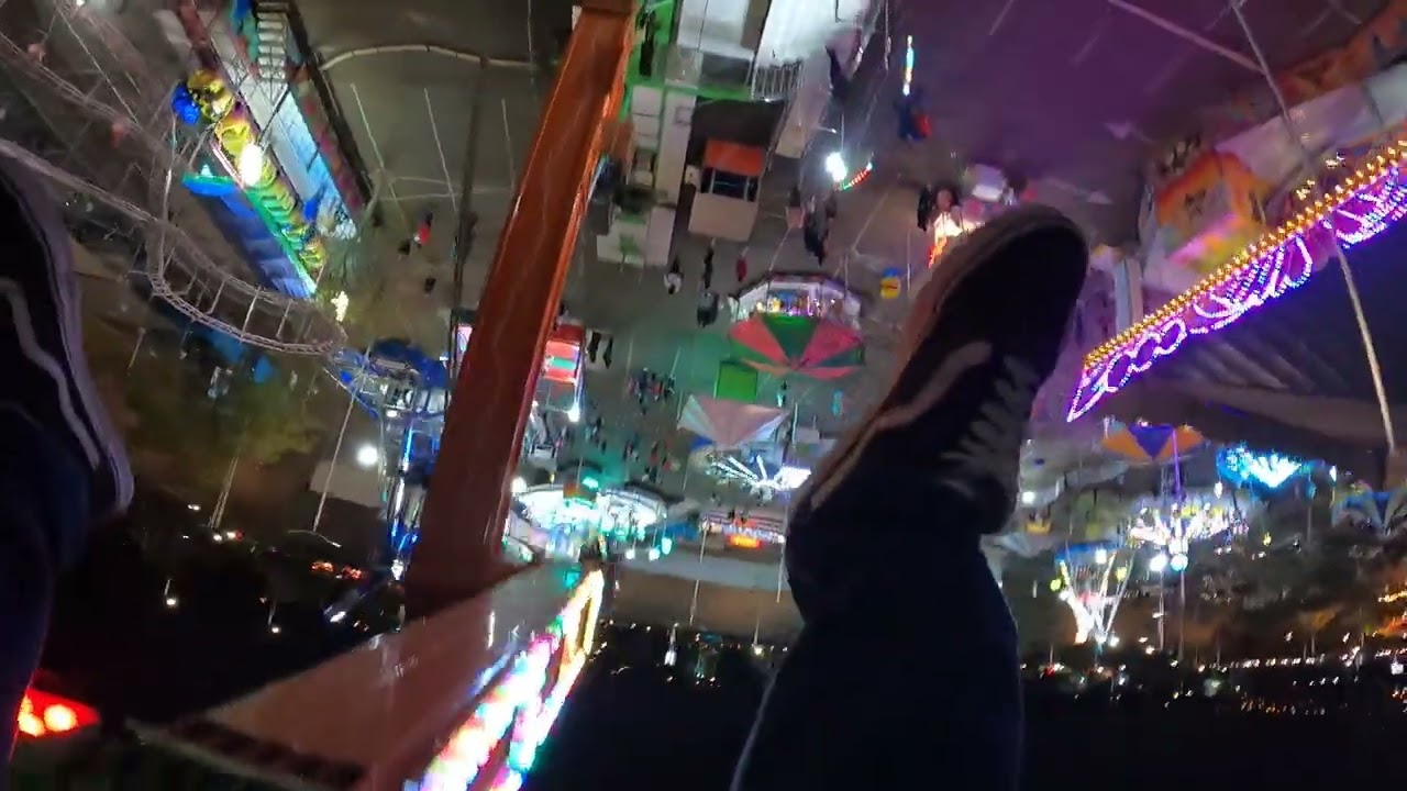 No Booster com uma moça que ama uma adrenalina - Ita Center Park - Shopping Bandeiras em Campinas