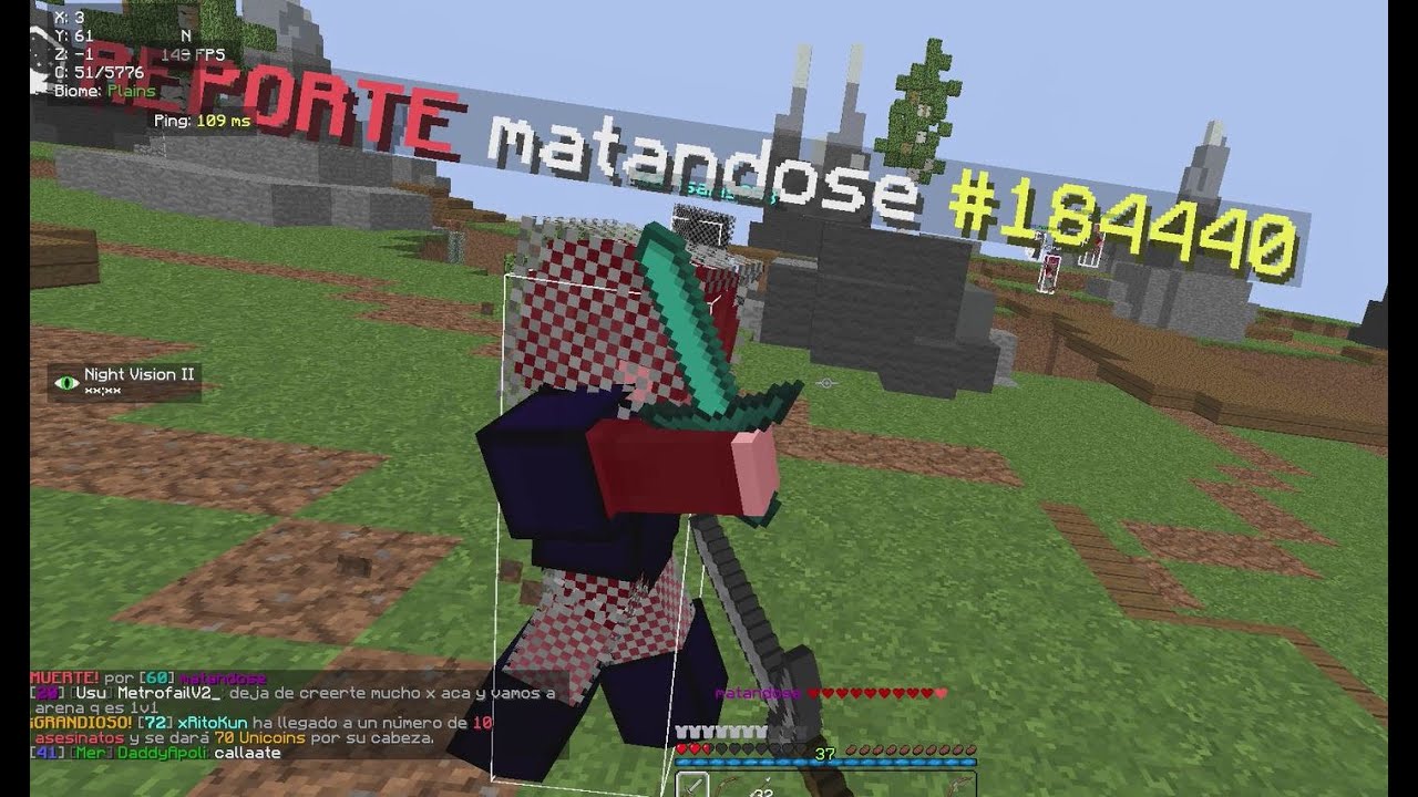 (matandose) Hacker pega fuera de mi hitbox  estilo kill aura - Skypit-