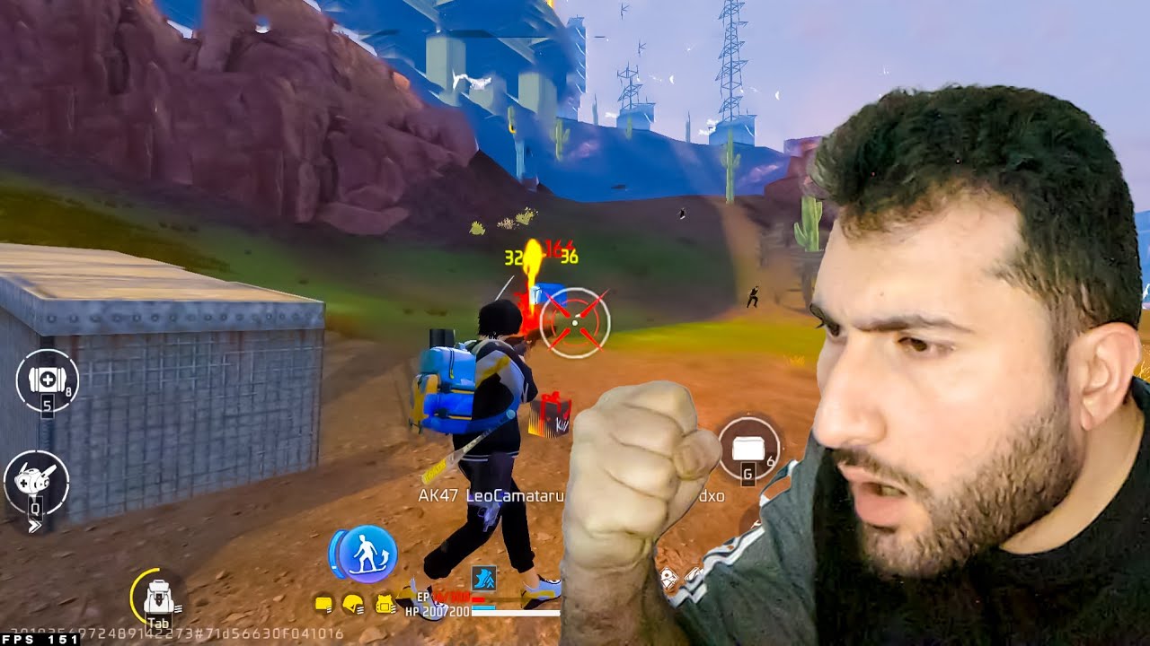 فري فاير رح انجلط من الجيم 😭😞