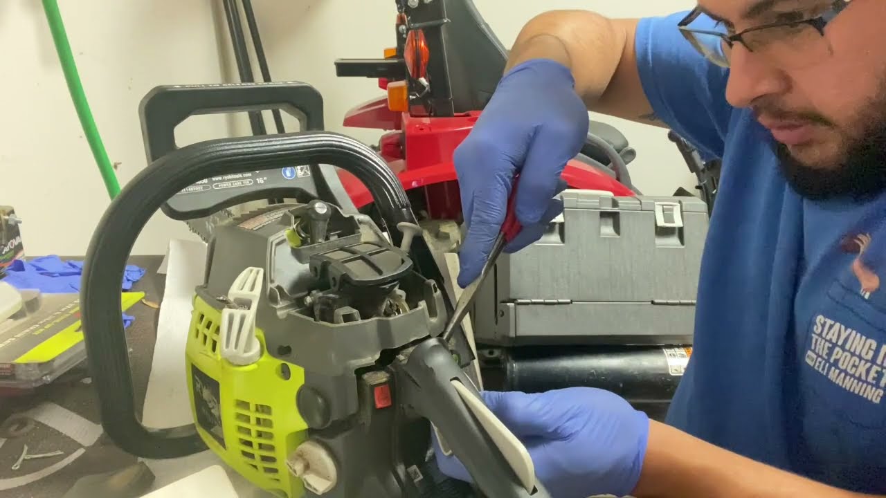 HOW TO Service RYOBI chainsaws.