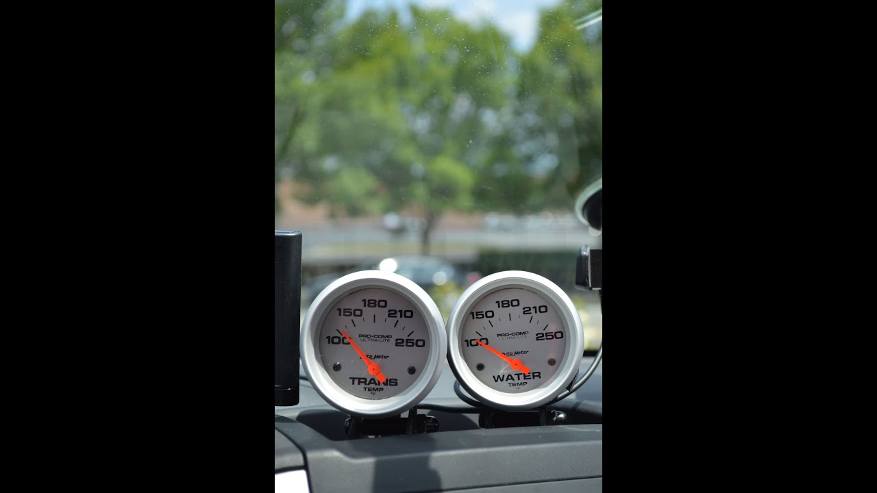 Cool It or Not !??!? Transmission Temperature Guage for Nissan Frontier 4.0L