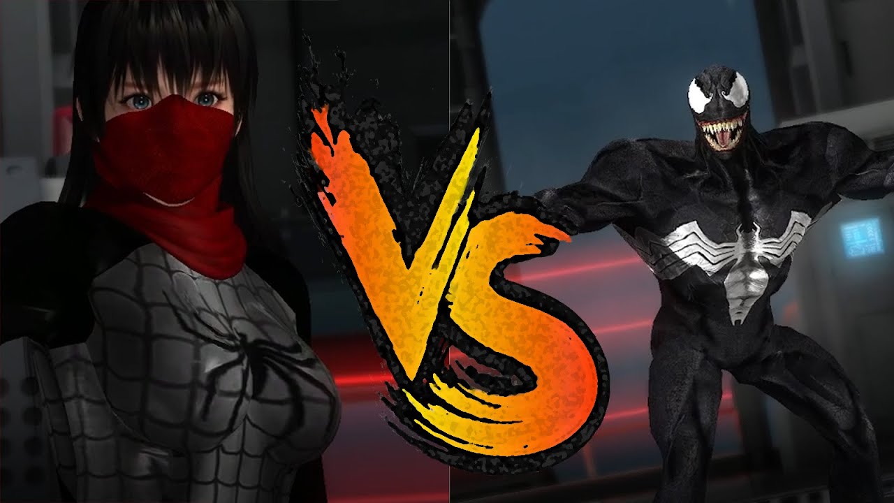 Silk vs Venom | Superhero Fight | 5 MINUTE FIGHTS - Dead or Alive DOA5LR Gameplay