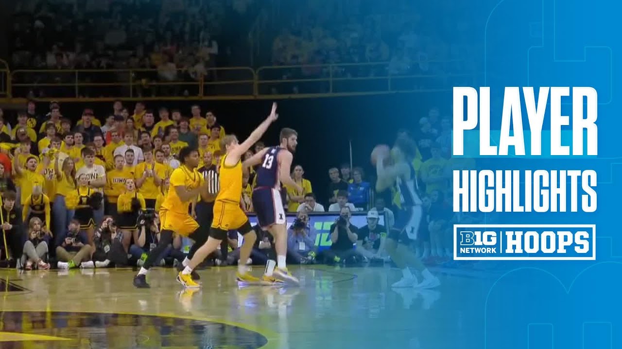 Keaton Wagler Highlights vs. Iowa | Illinois Basketball | 01/11/2026
