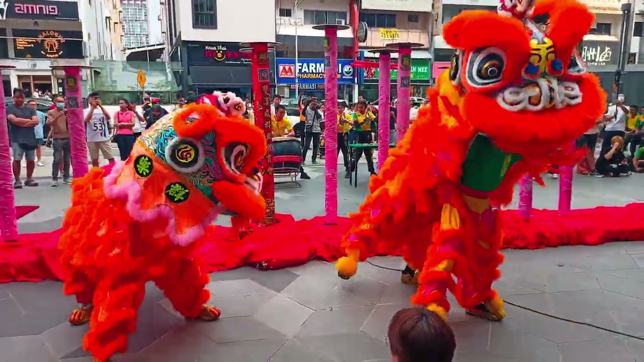 Lion Dance — thunder, color, power unleashed. 🦁🥁