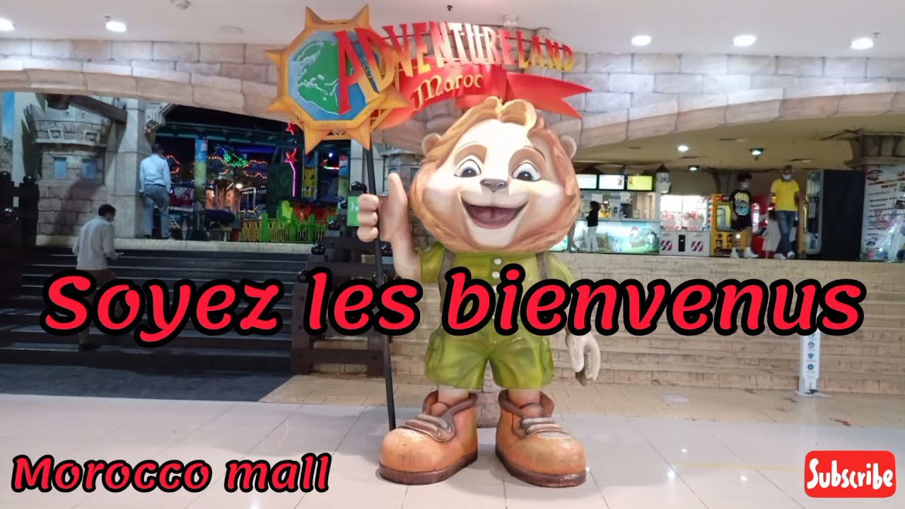 *Adventureland* un parc de jeux magnifique pour se divertir. Morocco mall Casablanca 2021