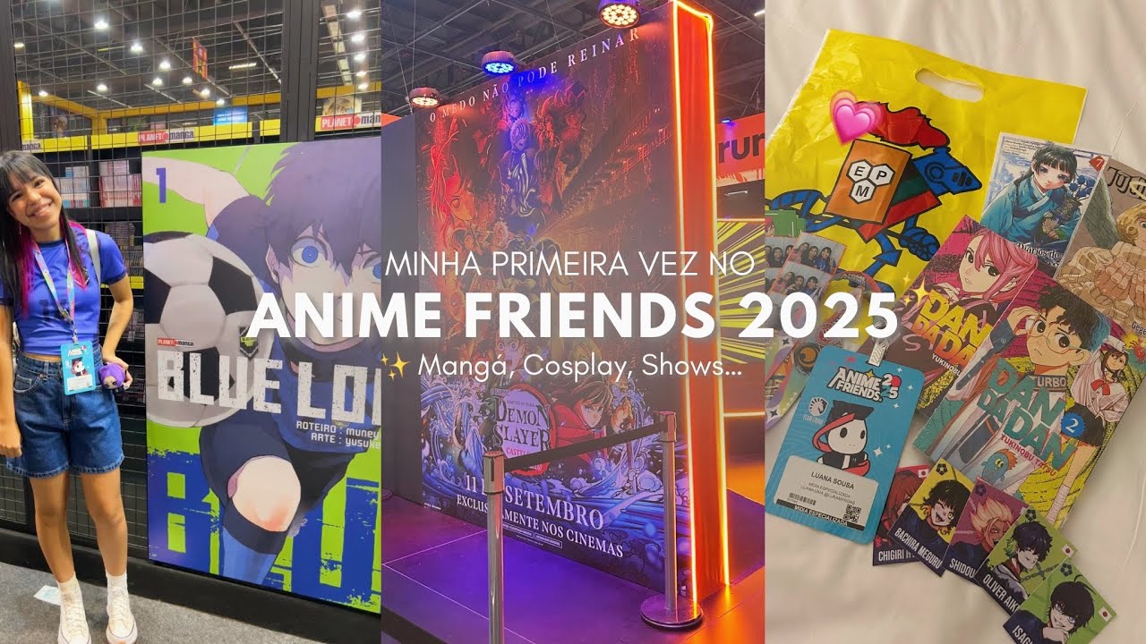 Vlog Anime Friends 2025 💗 | Minha primeira vez no evento + comprinhas ✨