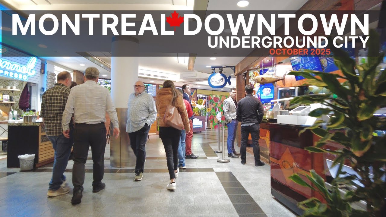Fall in Love with Montreal: Autumn Walk and the Underground City [4K]