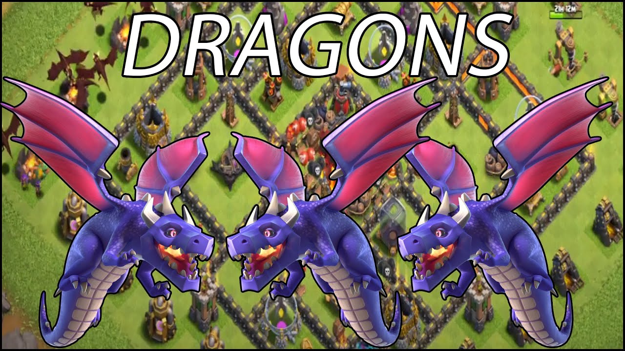 DRAGON RAID ARE SKILL AND YOURE BAD | Clash of Clans