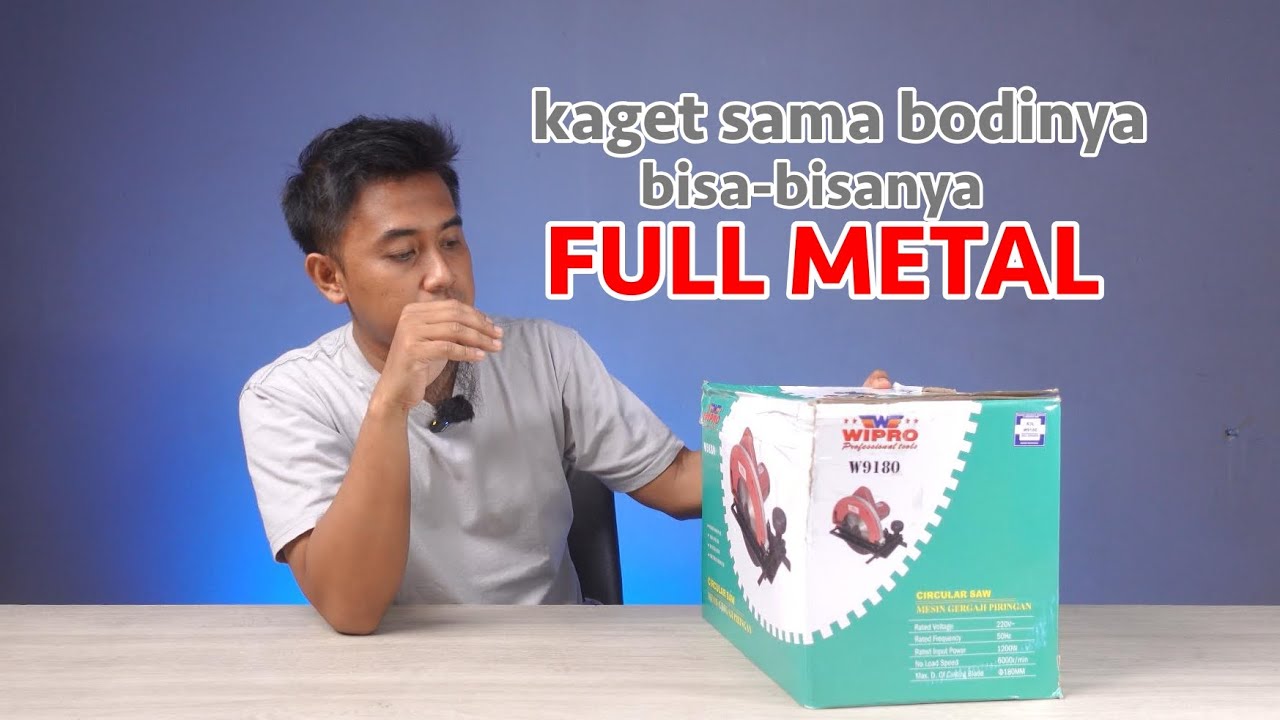body tangguh dan siap kerja berat!! - WIPRO W9180 ELECTRIK CIRCULAR SAW 7