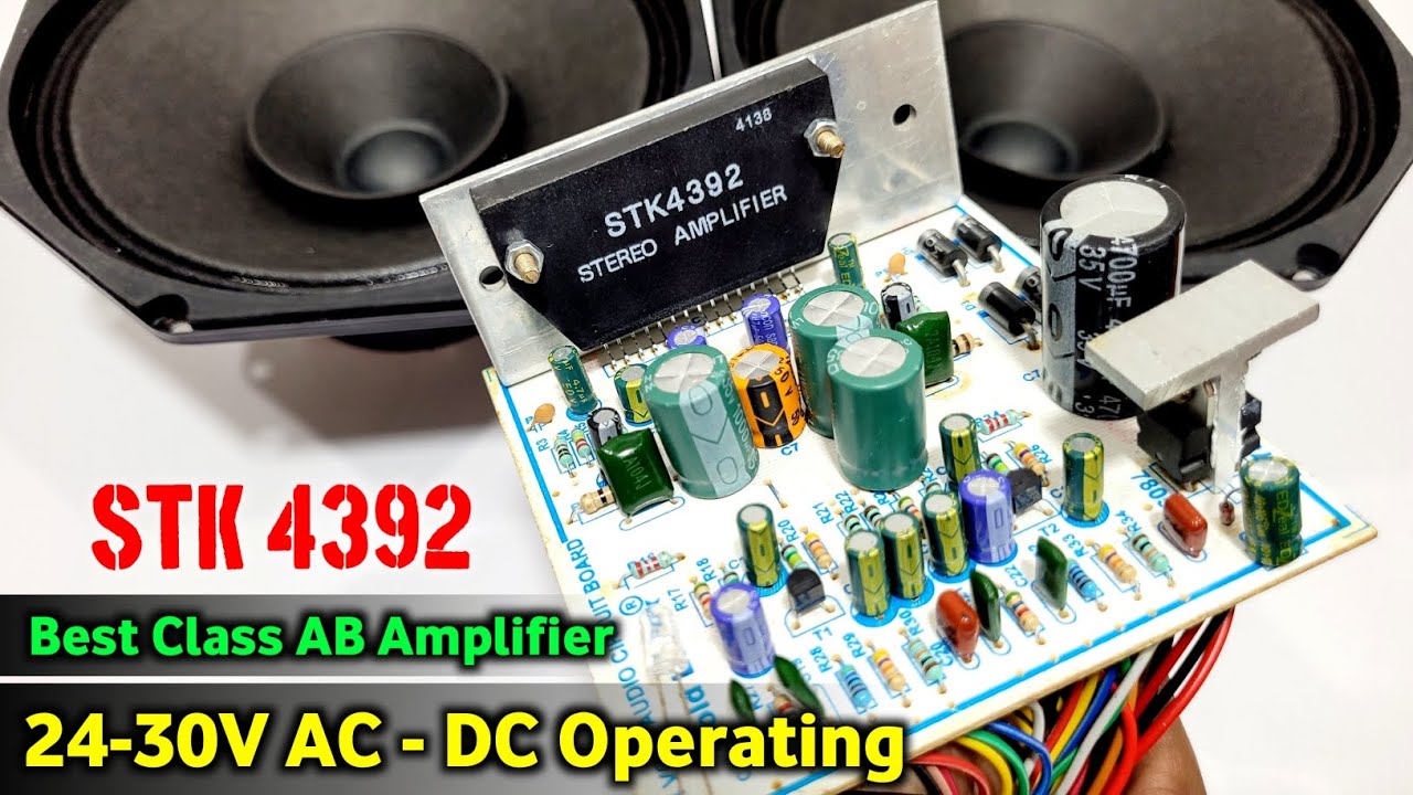 High Voltage से चलने वाला STK4392 Dual Channel Amplifier Complete Wiring in Hindi | You Like Elec.