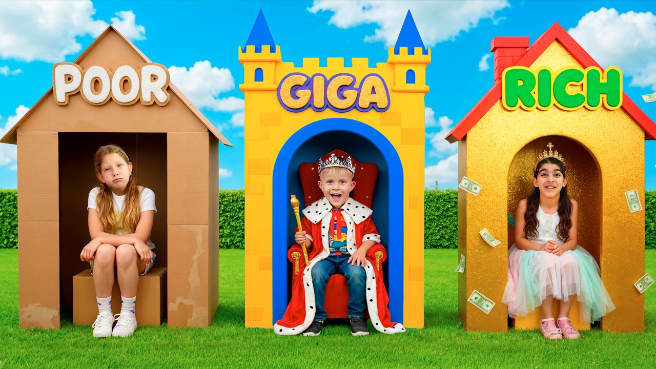 Oliver e Ricco vs Povero vs Giga Ricco – Sfida della Casetta
