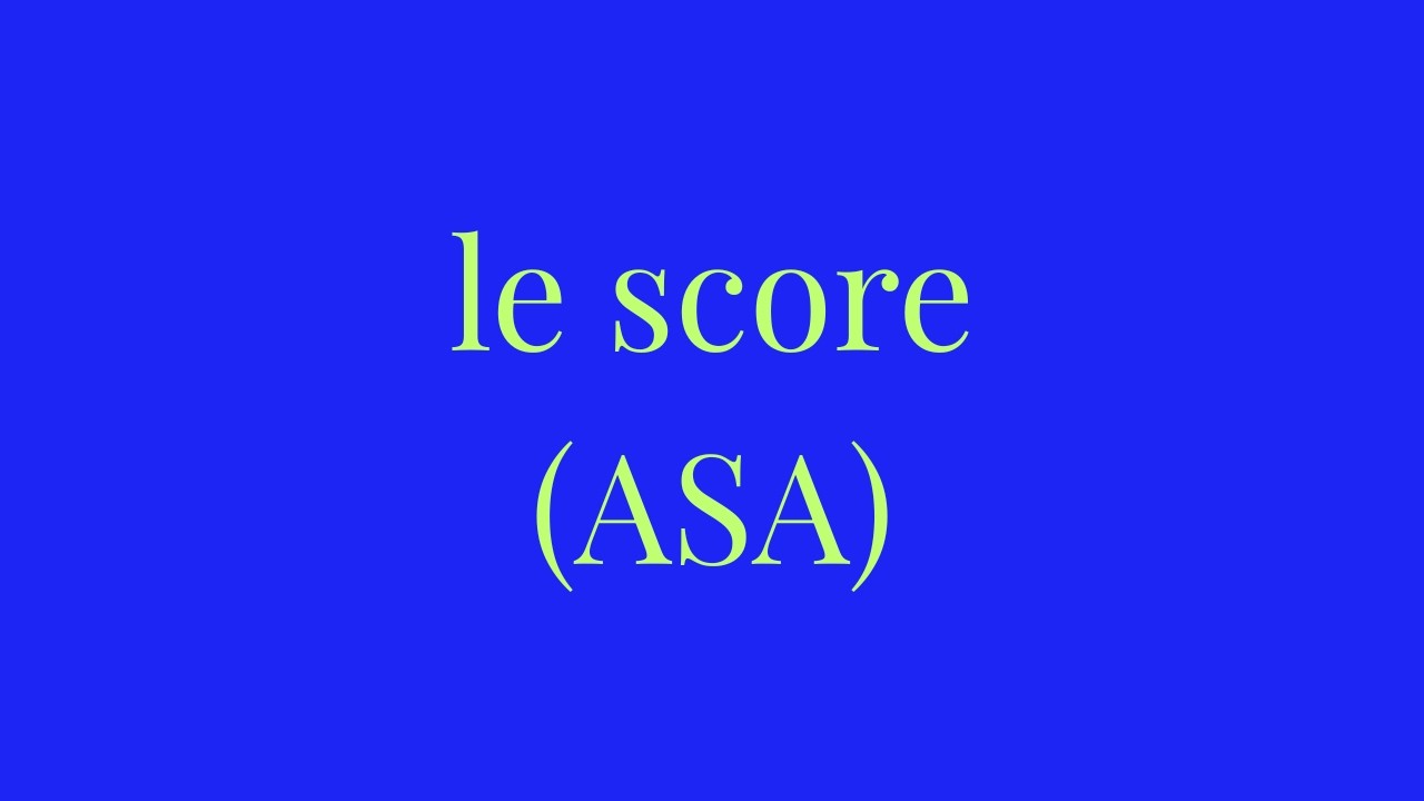 Score ASA expliqué simplement | Classification ASA I à VI en anesthésie (Guide complet)