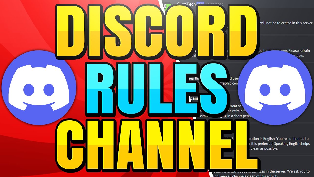 Как создать канал правил в Discord