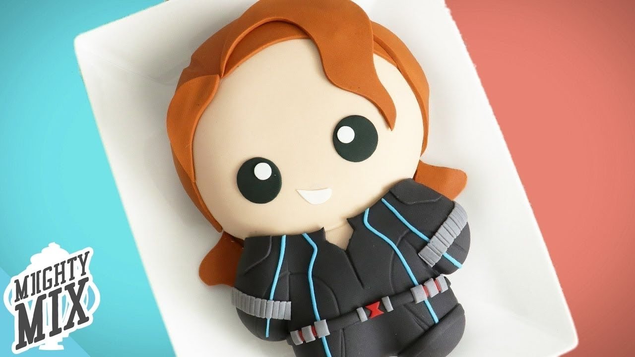 Marvel Black Widow Cake | Marvel Studios Black Widow Scarlett Johansson | MiightyMix