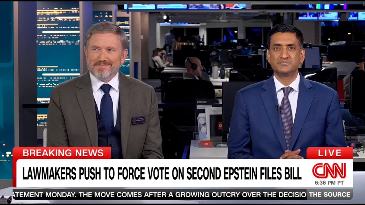 Кханна и Мэсси на CNN обсуждают принудительное голосование в Конгрессе по &laquo;файлам Эпштейна&raquo;