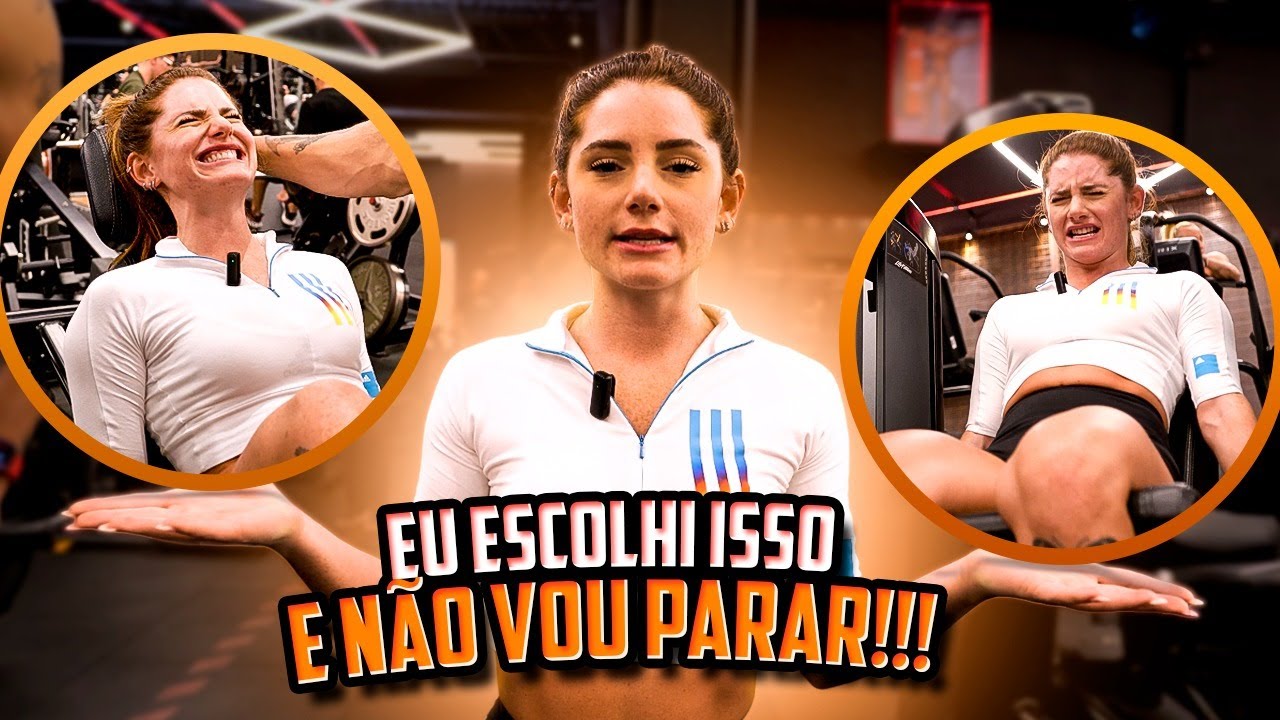 O TREINO DE PERNAS MAIS DIFÍCIL DA VIDA DELA! - Treino com LETÍCIA FONSECA