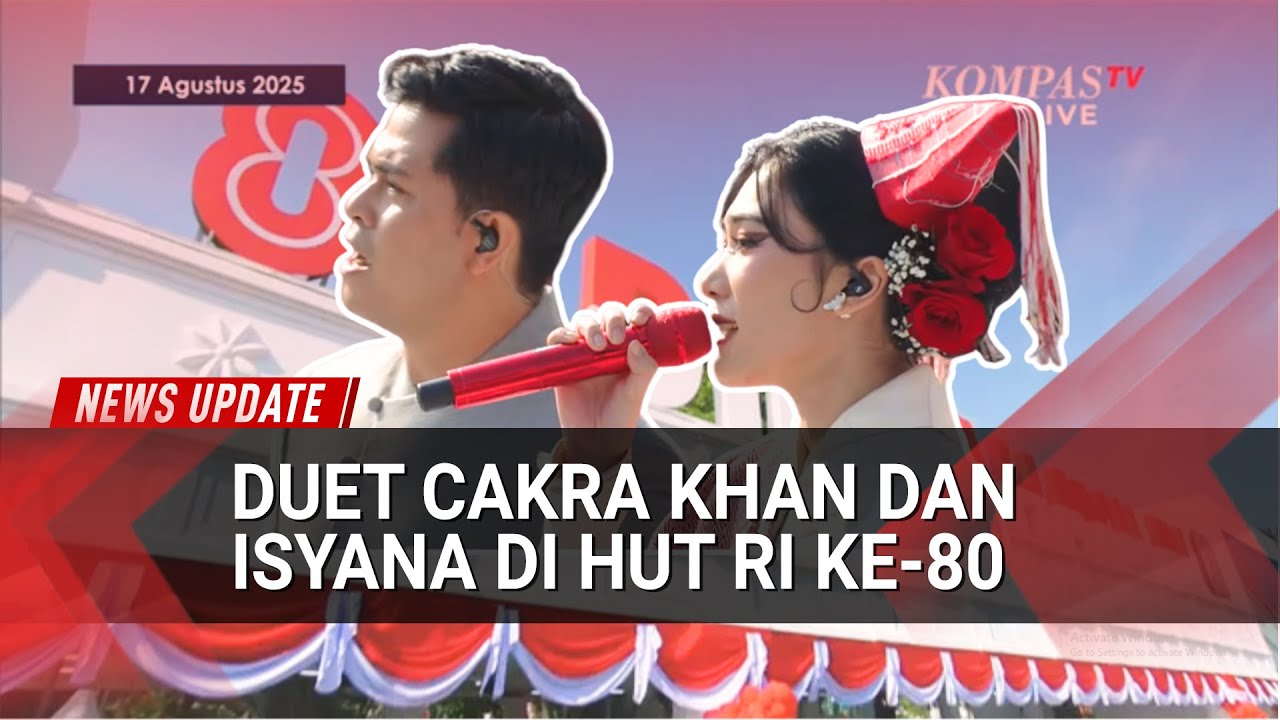 HUT ke-80 RI Memukau, Isyana & Cakra Khan Tampil Anggun dengan Busana Adat di Istana