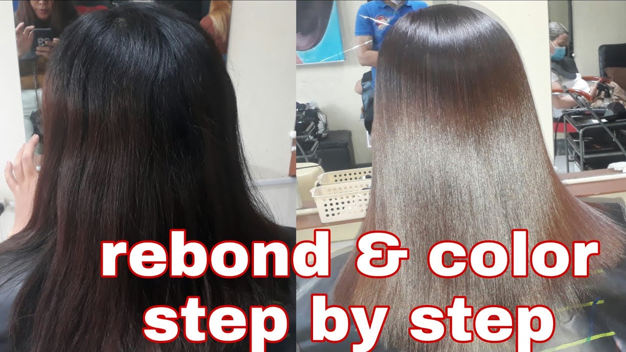 tutorial rebond & color  step by step