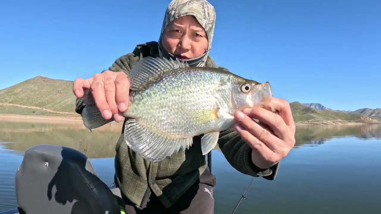 Crappies fishing catch and cook laap spicy and tasty 