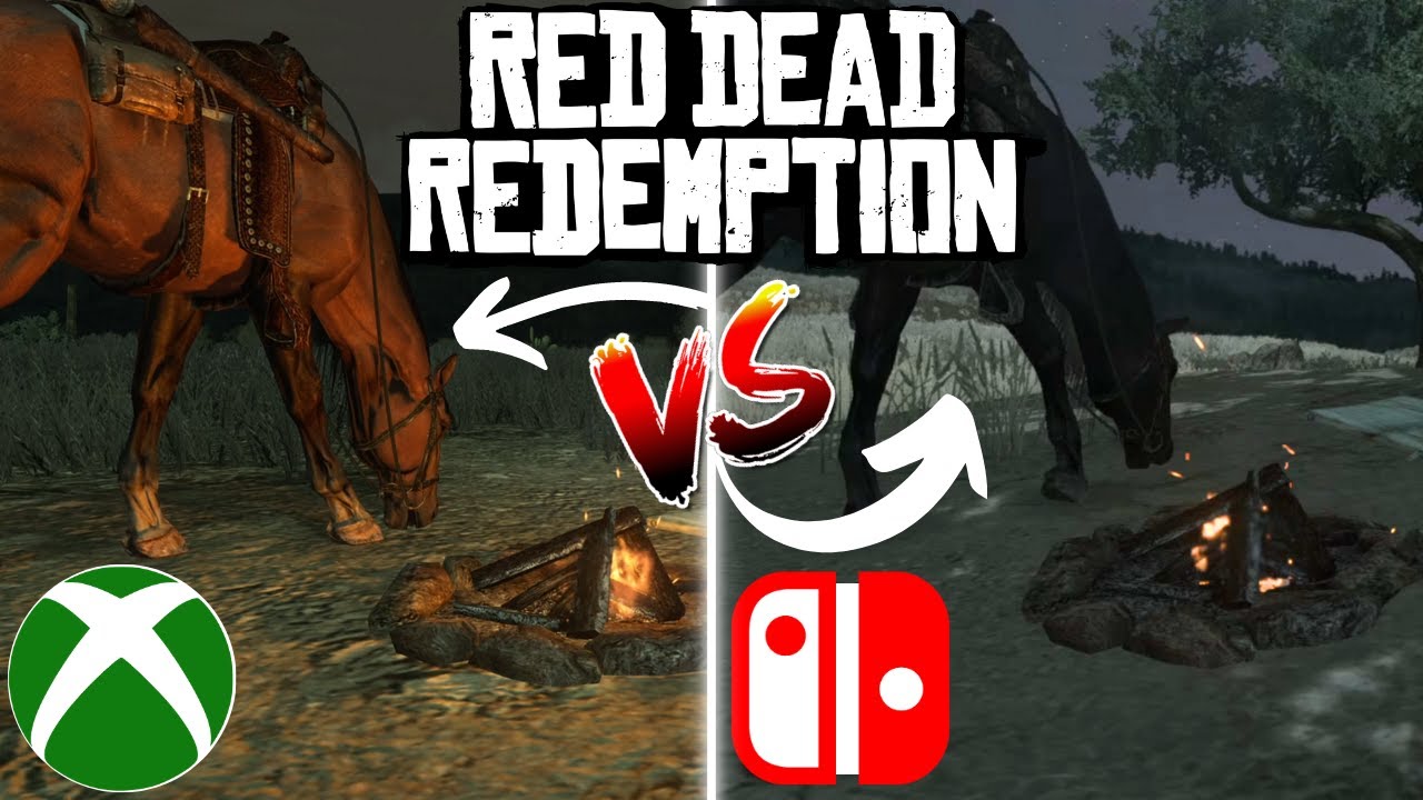 Red Dead Redemption Nintendo Switch Port vs Xbox Series X Port - Direct Comparison