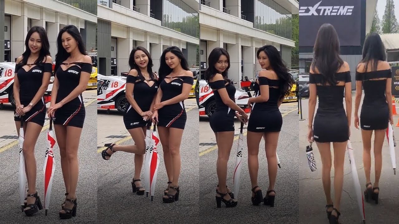 레이싱모델 조인영 천세라 Racing Model Cho Inyoung Chun Sera 2023 CJ대한통운 슈퍼레이스 용인스피드웨이  Korean Model