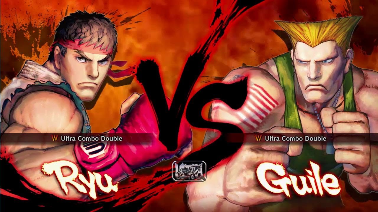 Ultra Street Fighter 4 - Ryu против Guile [Самый сложный]