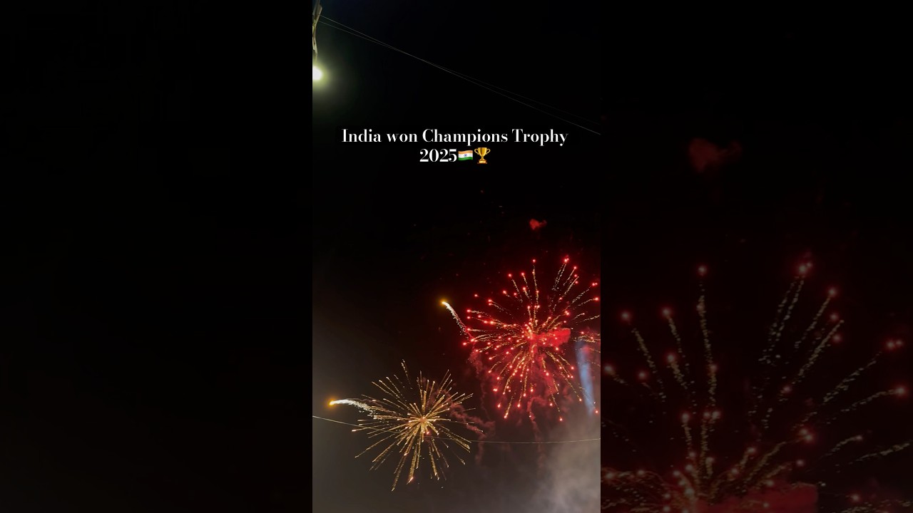 India won Champions 2025🏆&hearts;️🇮🇳 #india #indiachampions #championstrophy2025 #winner #indian #dubai